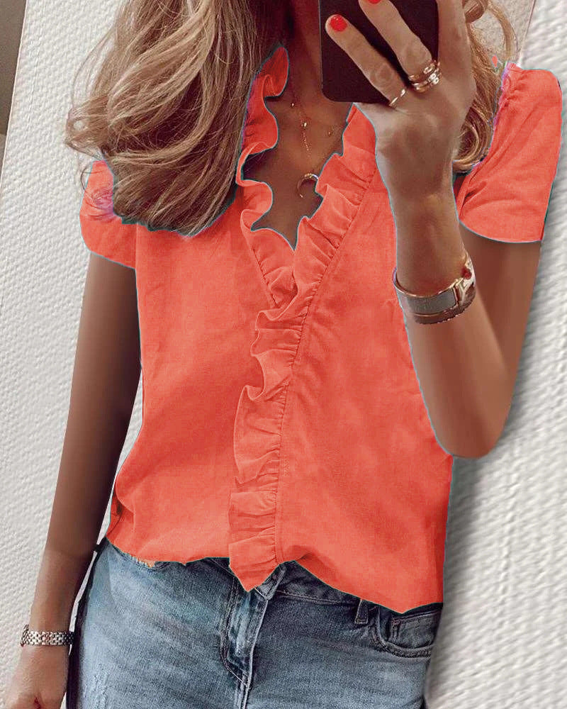 Women's Ruffle Blouse