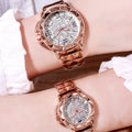 Diamond-Dial Couple Watches