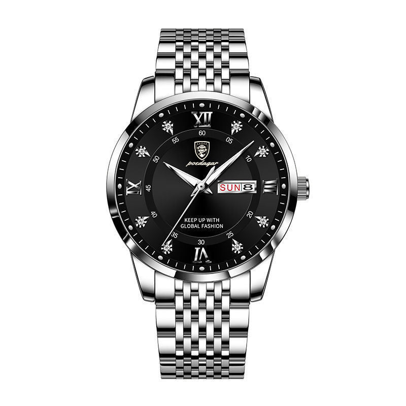 Dual-Calendar Luminous Men's Watch