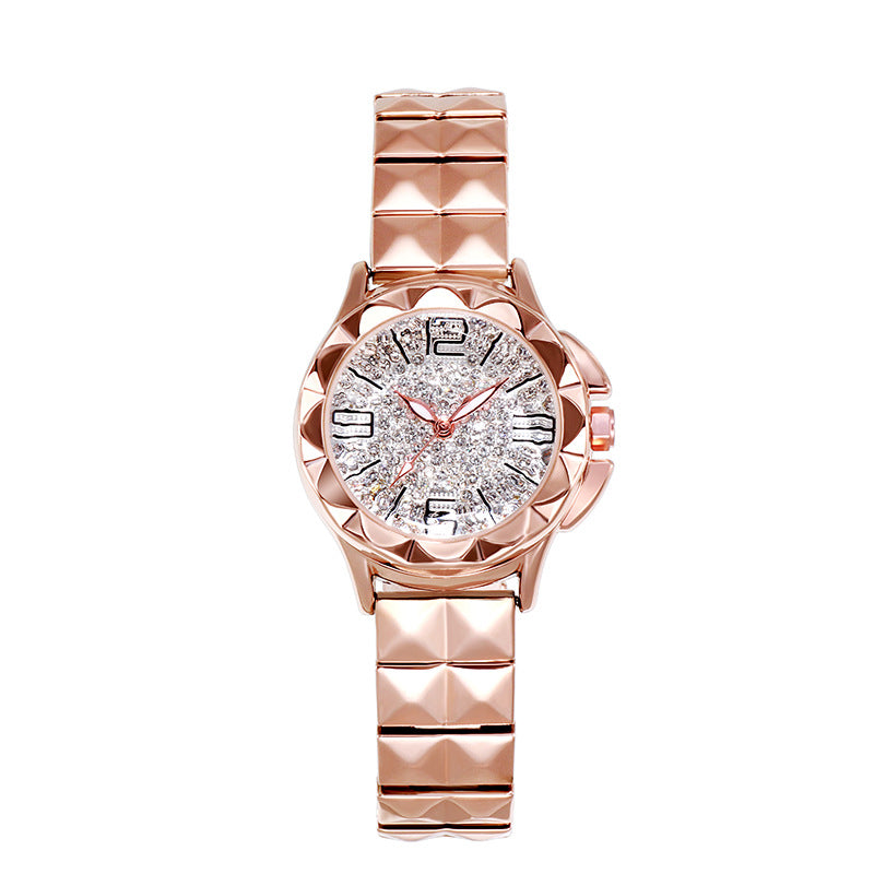 Diamond-Dial Couple Watches