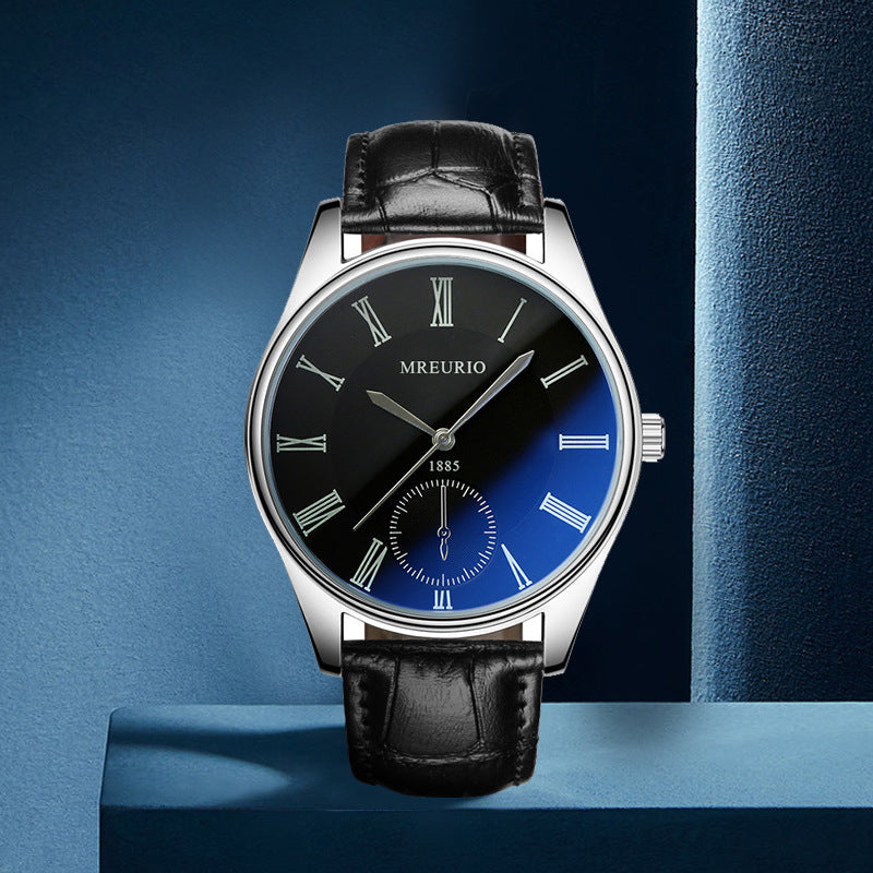 Black Dial Silver-Needle Watch