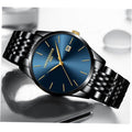 Men's Blue-Dial Watch