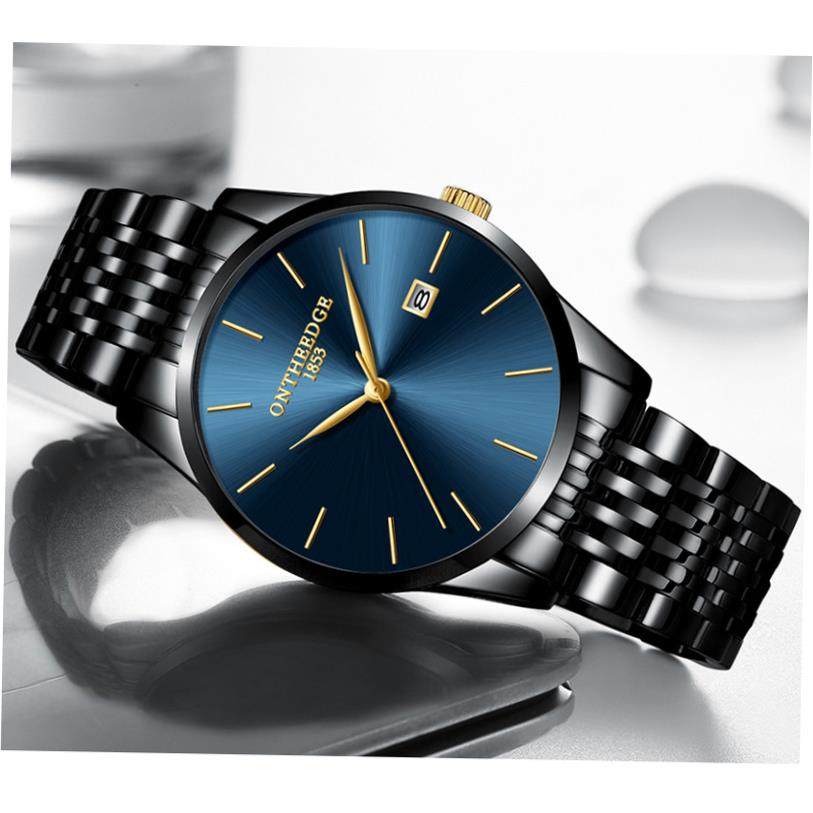 Men's Blue-Dial Watch