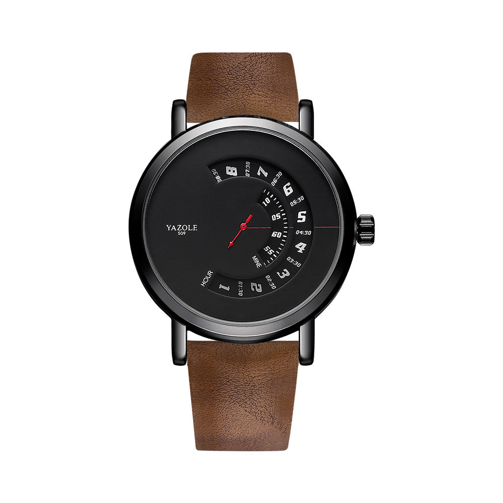 Men's Turntable Quartz Watch
