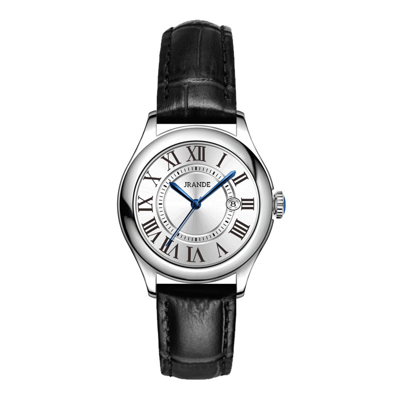 Leather-Strap Couple Watches