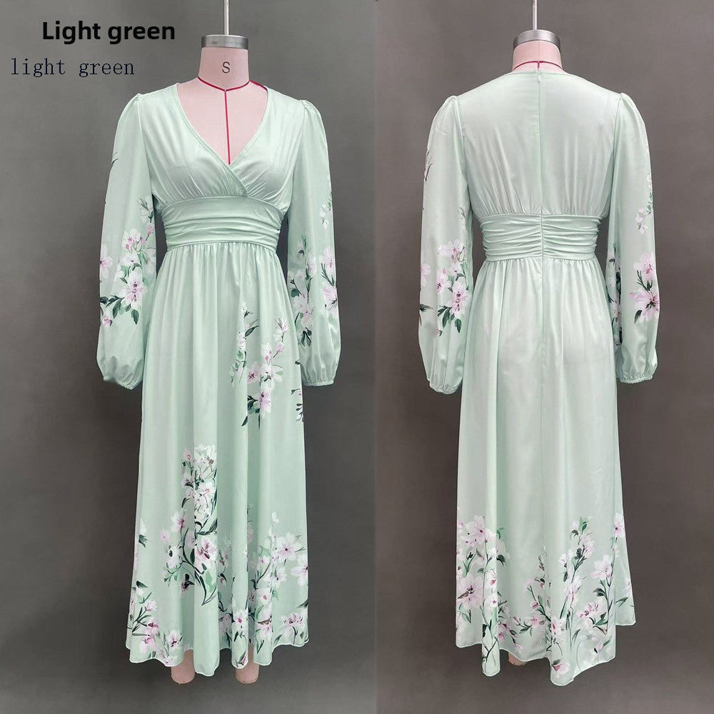 Floral Pleated Dress