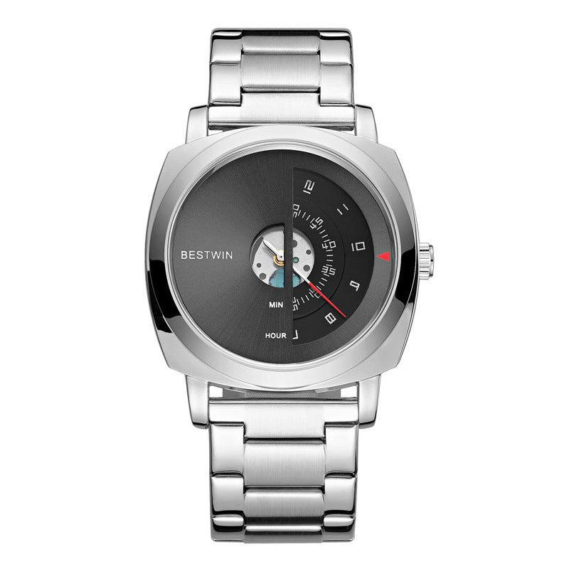 Alloy Folding-Clasp Men's Watch