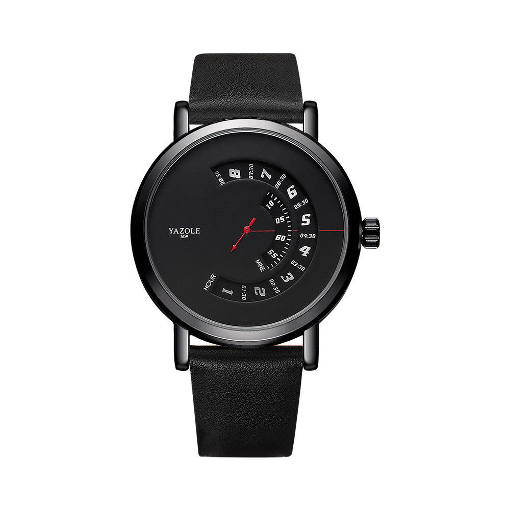 Men's Turntable Quartz Watch