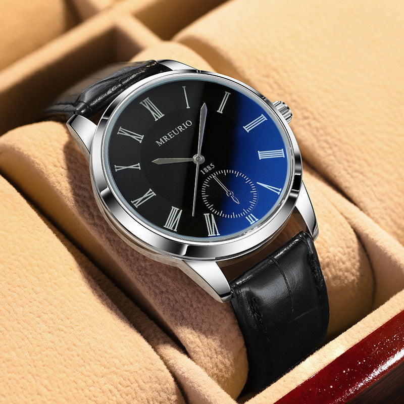 Black Dial Silver-Needle Watch