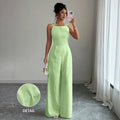 Jacquard Wide-Leg Jumpsuit