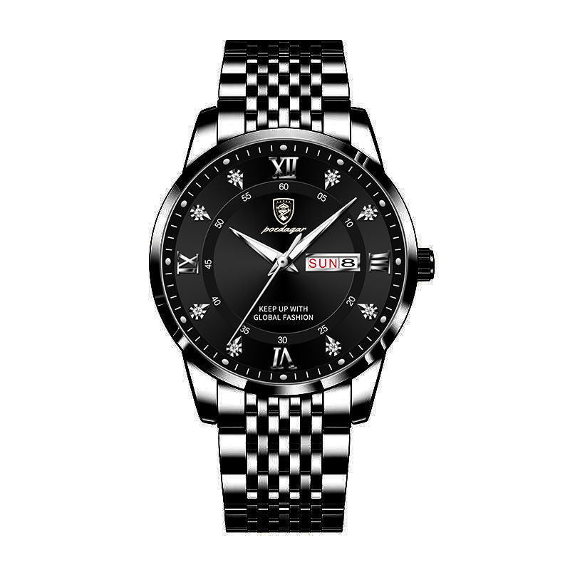 Dual-Calendar Luminous Men's Watch