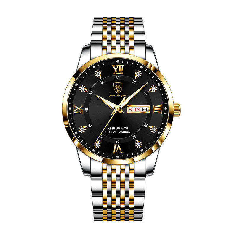Dual-Calendar Luminous Men's Watch