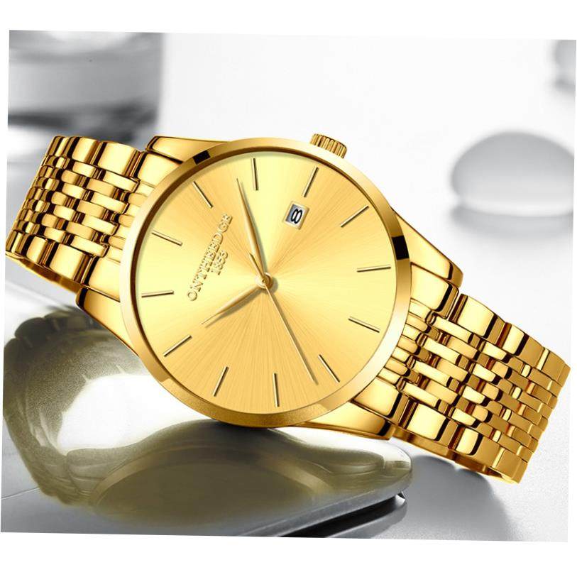 Men's Blue-Dial Watch