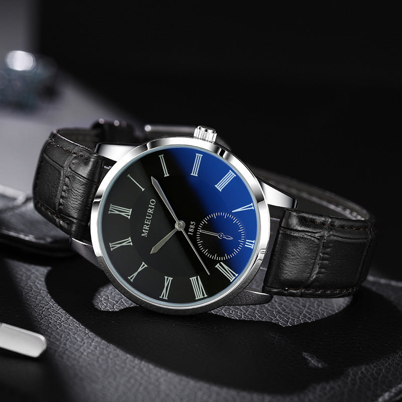 Black Dial Silver-Needle Watch