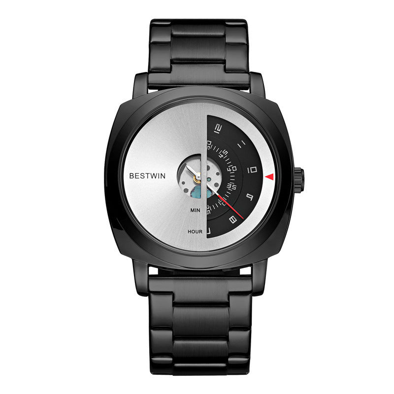 Alloy Folding-Clasp Men's Watch