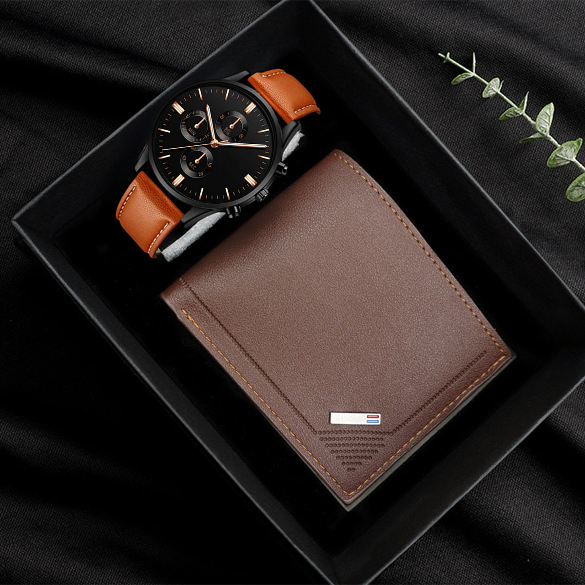 Men's Watch Bracelet & Belt Set