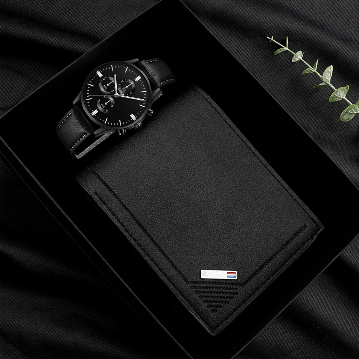 Men's Watch Bracelet & Belt Set