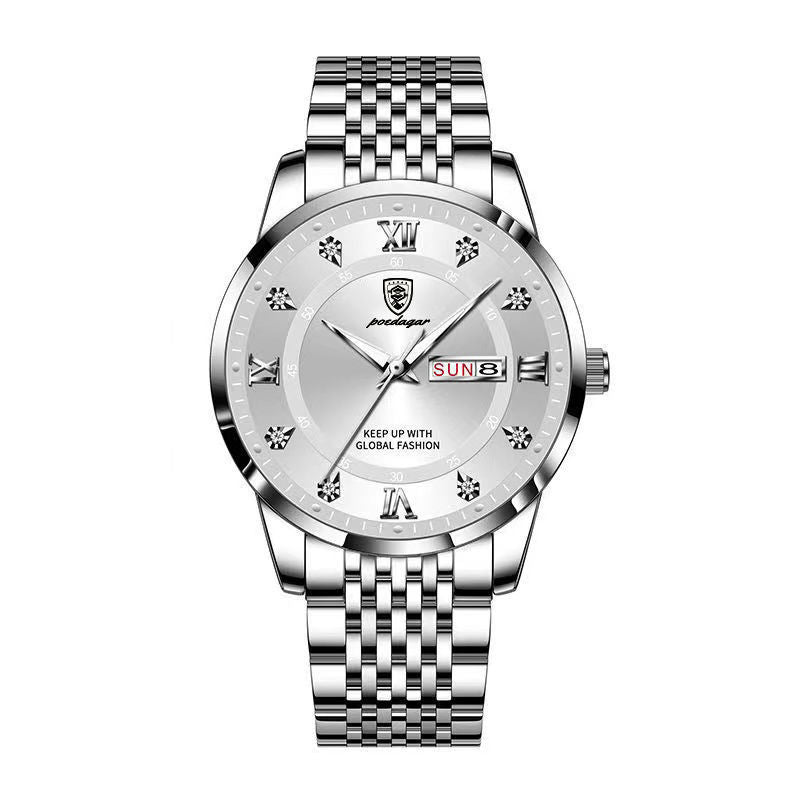 Dual-Calendar Luminous Men's Watch