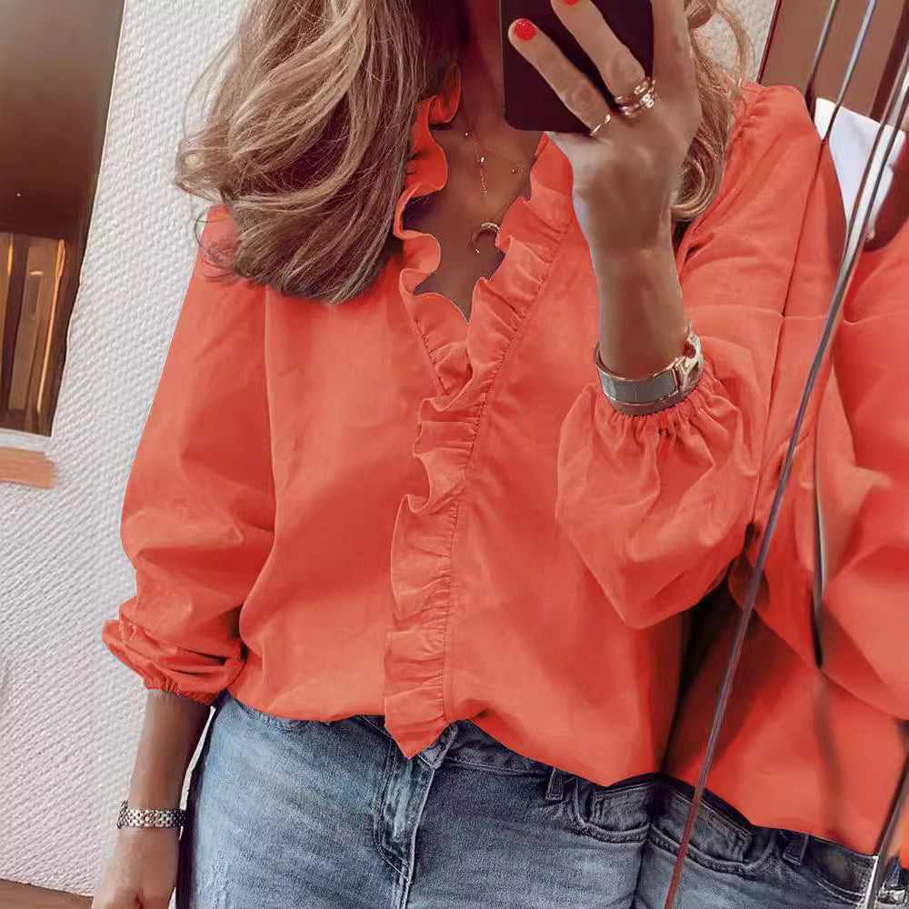 Women's Ruffle Blouse